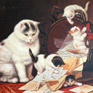 Kittens playing - Henriette Ronner-Knip